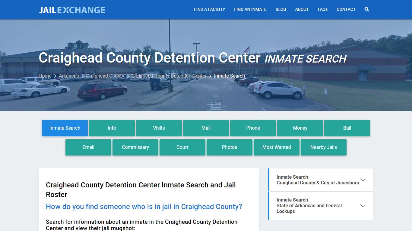 Craighead County Detention Center Inmate Search - Jail Exchange